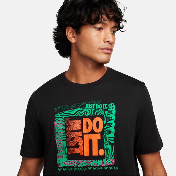 Футболка для мужчин Nike U Nsw Tee Brandriff Jdi 100% хлопок/ Black photo 4