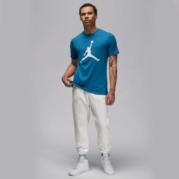Футболка для мужчин Nike M Jordan Jumpman Ss Crew 100% хлопок/ Blue photo 4