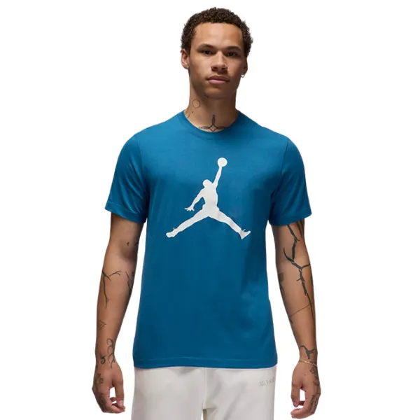 Футболка для мужчин Nike M Jordan Jumpman Ss Crew 100% хлопок/ Blue photo 1