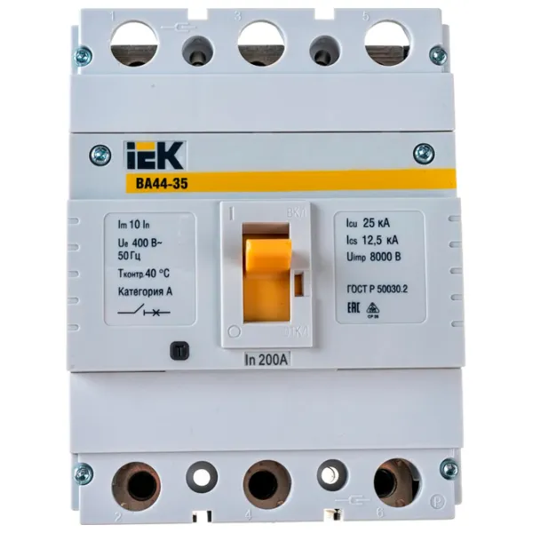 Întrerupător automat IEK SVA4410-3-0200 Putere/ 200 A photo 2 Întrerupător automat IEK SVA4410-3-0200 Putere/ 200 A photo 2