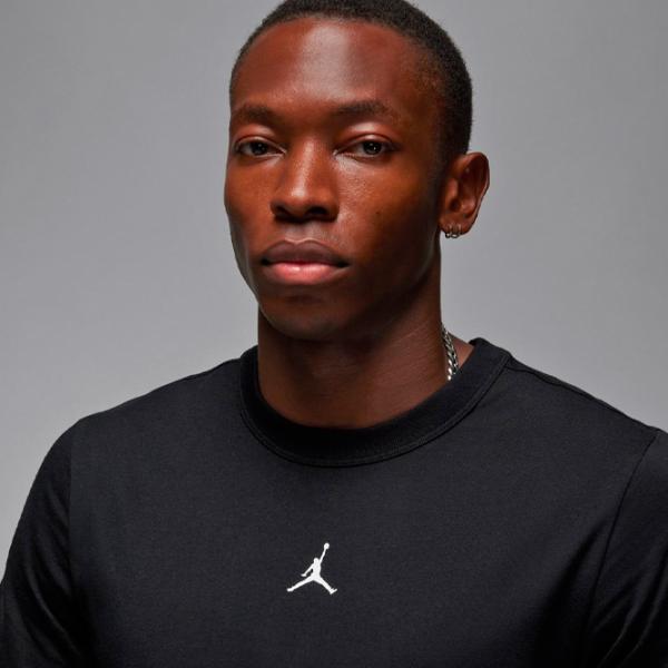 Футболка для мужчин Nike M Jordan Df Sprt Ss Top 43% полиэстер/ Black photo 4