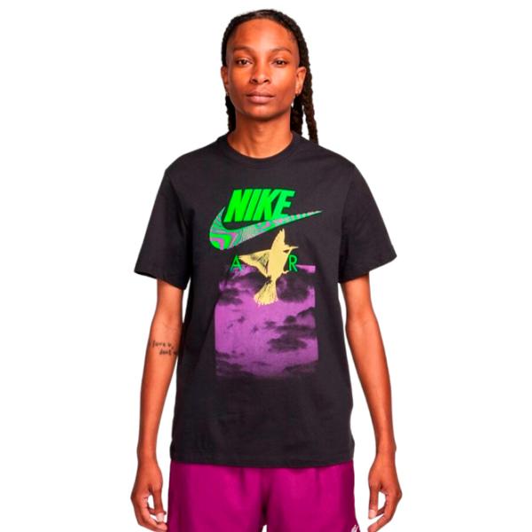Tricou pentru bărbați Nike U Nsw Tee Brandriff In Air 100% bumbac/ Black photo 1