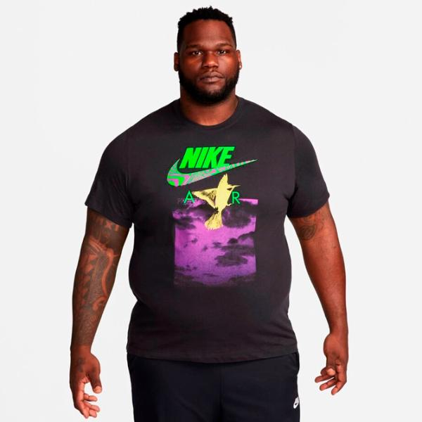 Tricou pentru bărbați Nike U Nsw Tee Brandriff In Air 100% bumbac/ Black photo 4