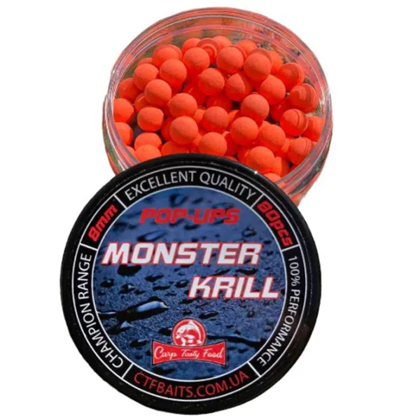 Aluat pufat Carp Tasty Food Tasty Food Monster Krill Krill/ 1 kg/ 6 mm photo 1