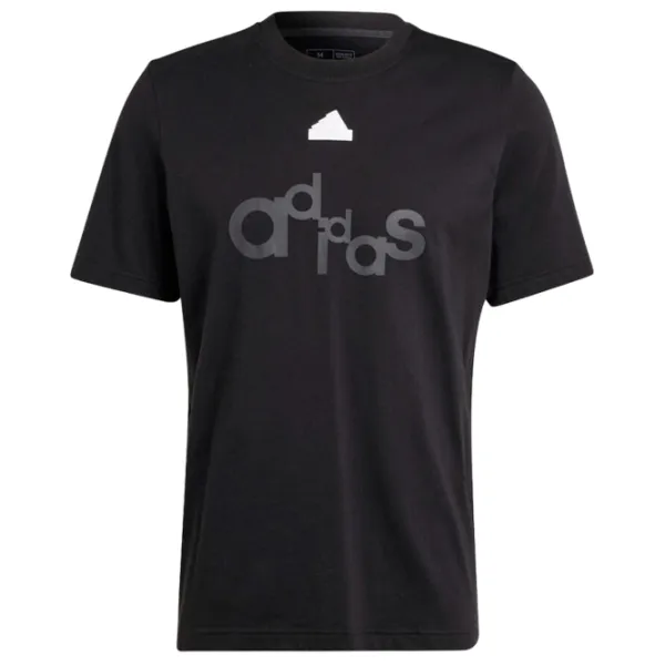 Tricou pentru bărbați Adidas Bl Sj T Q1 Gd 100% bumbac/ Black photo 1