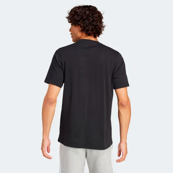 Tricou pentru bărbați Adidas Bl Sj T Q1 Gd 100% bumbac/ Black photo 3
