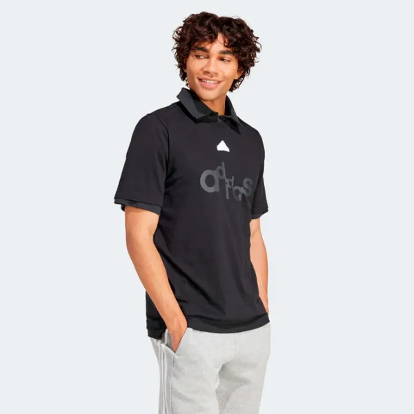 Tricou pentru bărbați Adidas Bl Sj T Q1 Gd 100% bumbac/ Black photo 5