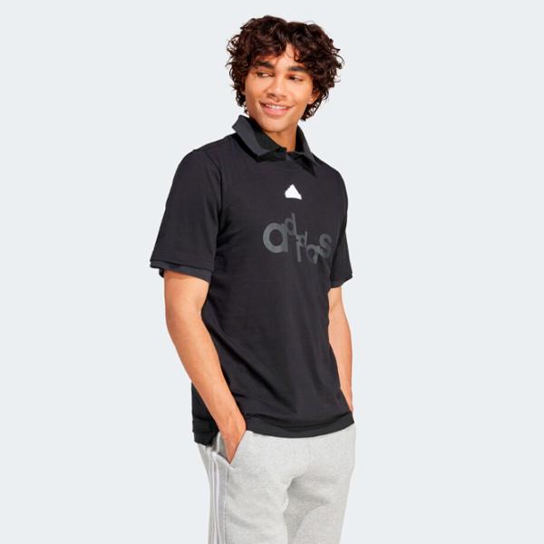 Tricou pentru bărbați Adidas Bl Sj T Q1 Gd 100% bumbac/ Black photo 5