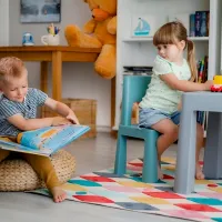 Set de mobilă pentru copii Teggi TI-011-174 Komplet Multifun Turquoise / unisex photo 3