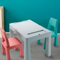 Set de mobilă pentru copii Teggi TI-011-174 Komplet Multifun Turquoise / unisex photo 4