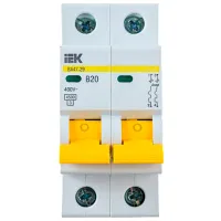Автоматический выключатель IEK MVA20-2-020-B Модульная/ 20 A