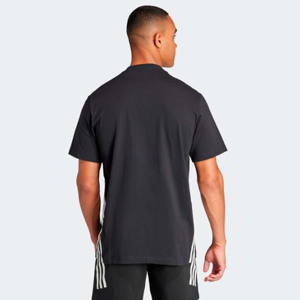 Tricou pentru bărbați Adidas M Fi 3S T 100% bumbac/ Black photo 3