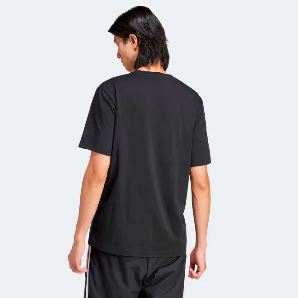 Футболка для мужчин Adidas Mono Tee 100% хлопок/ Black photo 3