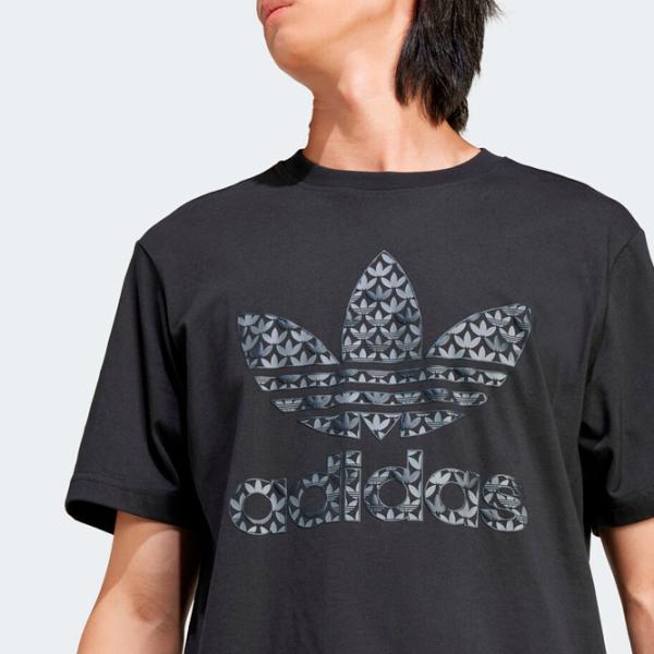 Футболка для мужчин Adidas Mono Tee 100% хлопок/ Black photo 6