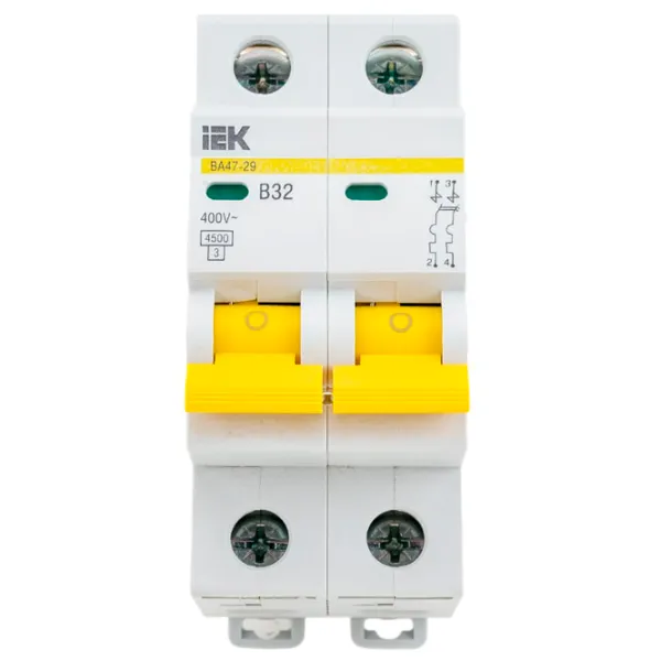 Автоматический выключатель IEK MVA20-2-040-B Модульная/ 40 A photo 1 Автоматический выключатель IEK MVA20-2-040-B Модульная/ 40 A photo 1