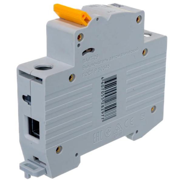 Întrerupător automat IEK MVA20-1-D05-C Modulară/ 0.5 A photo 3