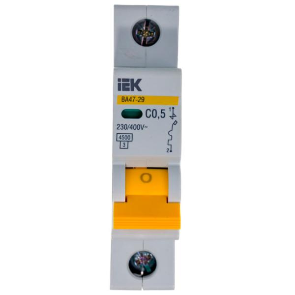 Întrerupător automat IEK MVA20-1-D05-C Modulară/ 0.5 A photo 5