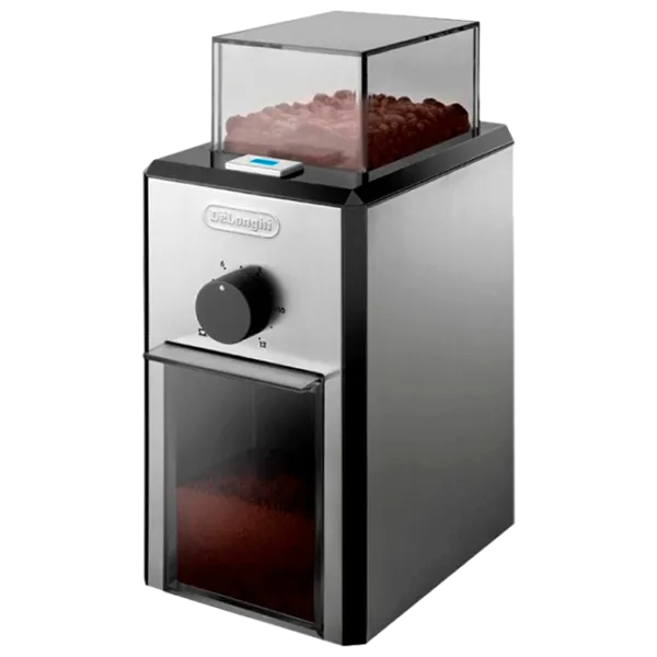 Râșniță de cafea DeLonghi KG89 Piatră de moară/ 120 g/ Silver photo 1