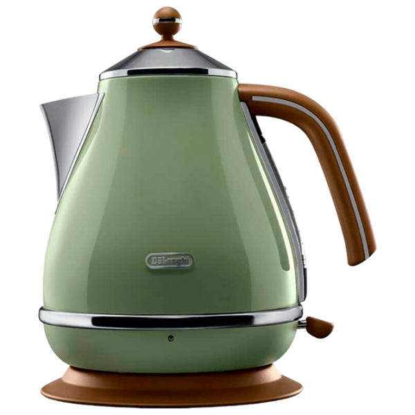 Ceainic electric DeLonghi KBOV2001.GR 1.7l / Ascuns spirală / Green photo 1