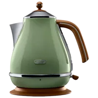 Электрочайник DeLonghi KBOV2001.GR 1.7л / Закрытая спираль / Зеленый
