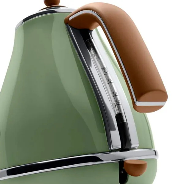 Ceainic electric DeLonghi KBOV2001.GR 1.7l / Ascuns spirală / Green photo 4