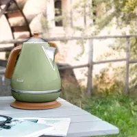 Ceainic electric DeLonghi KBOV2001.GR 1.7l / Ascuns spirală / Green photo 5