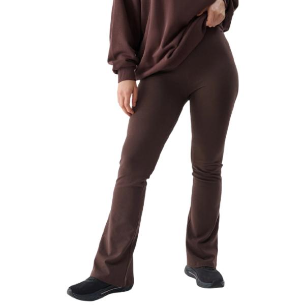 Colanți sport pentru femei 4F 4FWSS24TTIGF149 XS/ Brown photo 3