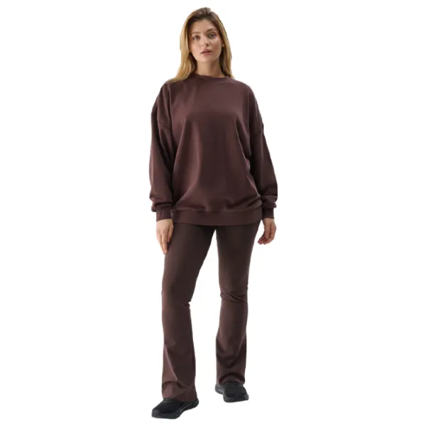 Colanți sport pentru femei 4F 4FWSS24TTIGF149 XS/ Brown photo 4