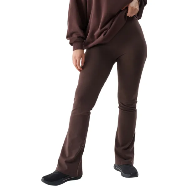 Colanți sport pentru femei 4F 4FWSS24TTIGF149 M/ Brown photo 3