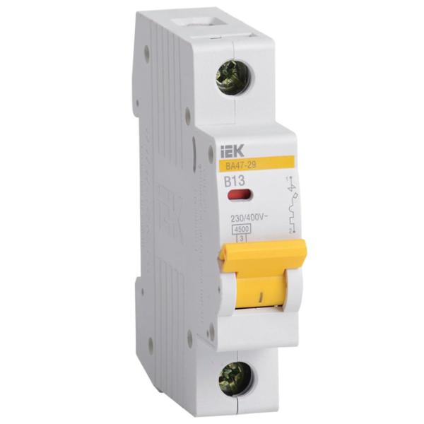 Автоматический выключатель IEK MVA20-1-013-B Модульная/ 13 A photo 1 Автоматический выключатель IEK MVA20-1-013-B Модульная/ 13 A photo 1