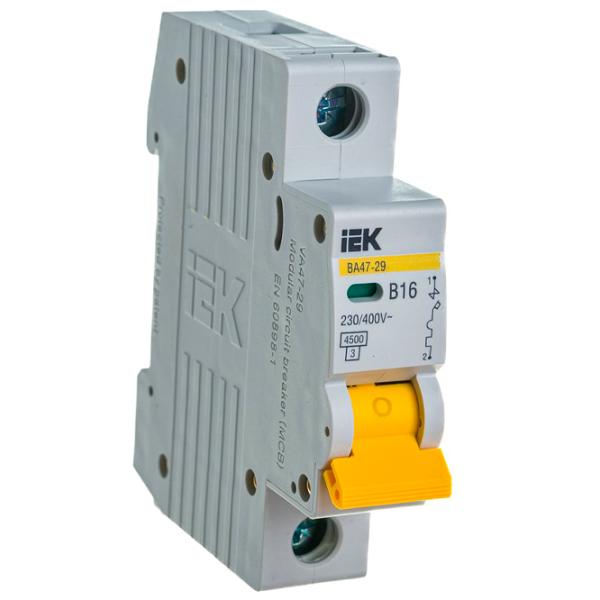 Întrerupător automat IEK MVA20-1-016-B Modulară/ 16 A photo 5