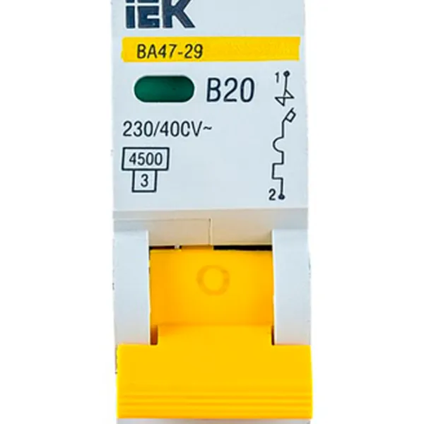 Întrerupător automat IEK MVA20-1-020-B Modulară/ 20 A photo 6