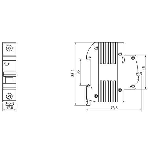 Автоматический выключатель IEK MVA20-1-032-B Модульная/ 5 A photo 5