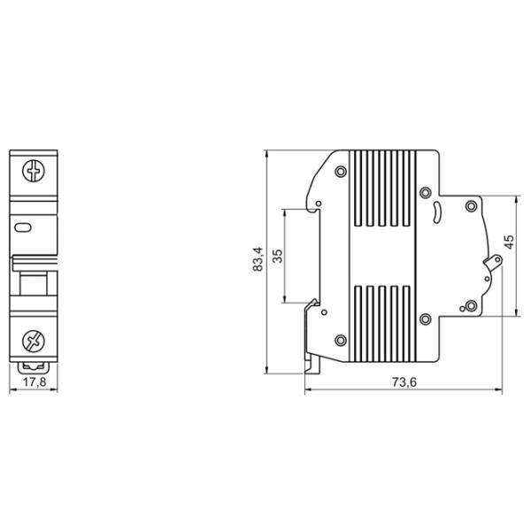 Автоматический выключатель IEK MVA20-1-032-B Модульная/ 5 A photo 5