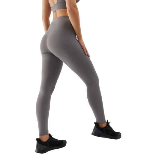 Colanți sport pentru femei 4F 4FWSS24TFTIF232 XS/ Gray photo 3