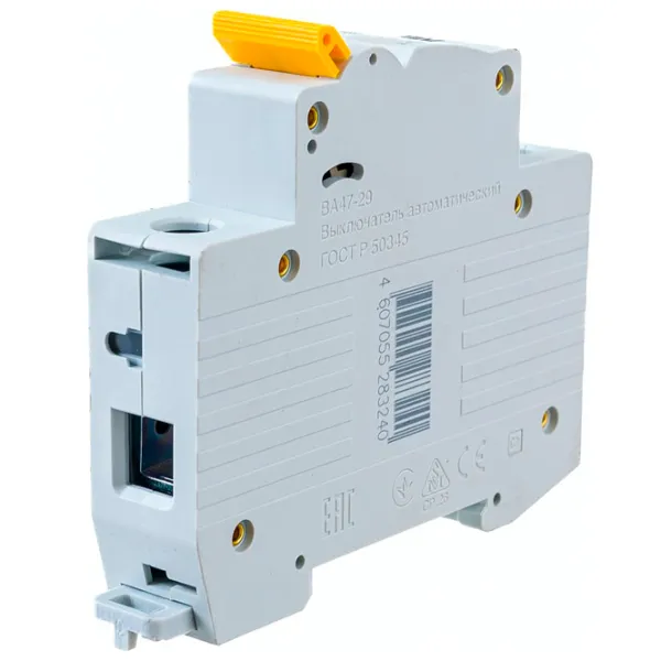 Автоматический выключатель IEK MVA20-1-006-B Модульная/ 6 A photo 2 Автоматический выключатель IEK MVA20-1-006-B Модульная/ 6 A photo 2