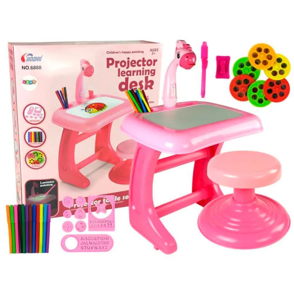 Детский мебельный набор LeanToys Children's Happy Painting 9499 Розовый / для девочек photo 3 Детский мебельный набор LeanToys Children's Happy Painting 9499 Розовый / для девочек photo 3