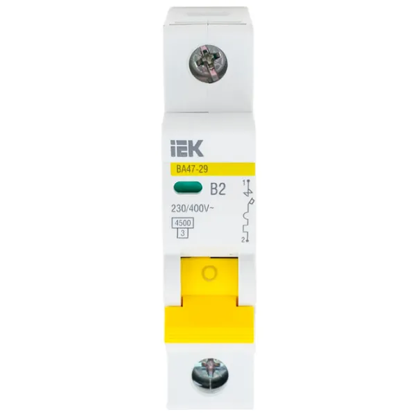 Întrerupător automat IEK MVA20-1-002-B Modulară/ 2 A photo 1