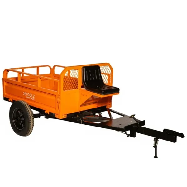 Remorcă pentru motocultor Detoolz DZ-M149 Металл/ Оранжевый photo 1