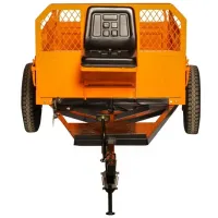 Remorcă pentru motocultor Detoolz DZ-M149 Metal/ Orange photo 2