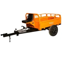 Remorcă pentru motocultor Detoolz DZ-M149 Metal/ Orange photo 3