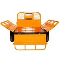Remorcă pentru motocultor Detoolz DZ-M149 Metal/ Orange photo 6