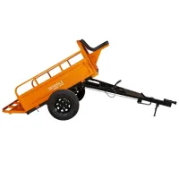 Remorcă pentru motocultor Detoolz DZ-M149 Metal/ Orange photo 7
