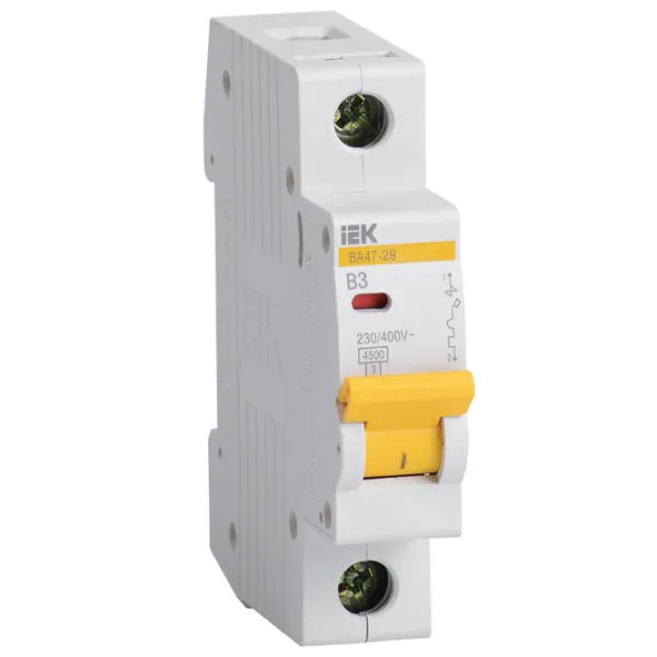 Автоматический выключатель IEK MVA20-1-003-B Модульная/ 3 A photo 2 Автоматический выключатель IEK MVA20-1-003-B Модульная/ 3 A photo 2