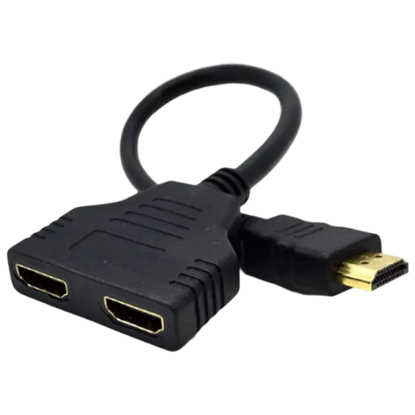 Адаптер Cablexpert DSP-2PH4-04 HDMI/ Black photo 1