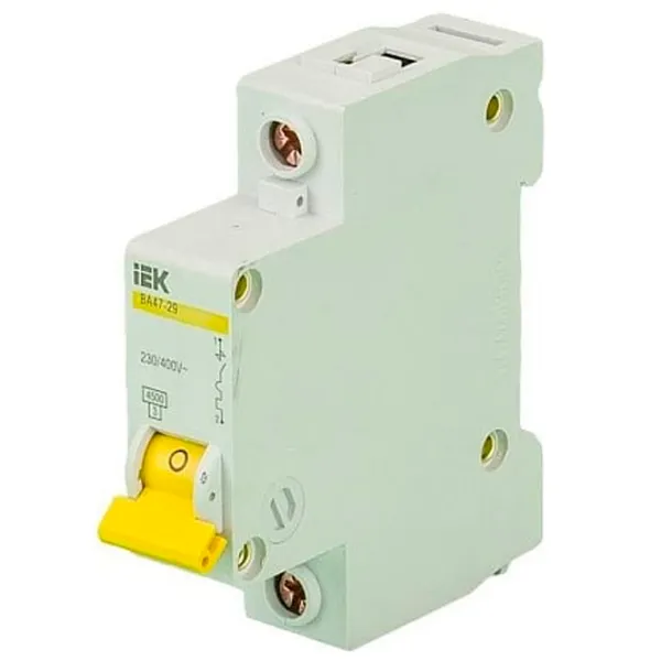Întrerupător automat IEK MVA20-1-001-B Modulară/ 1 A photo 3