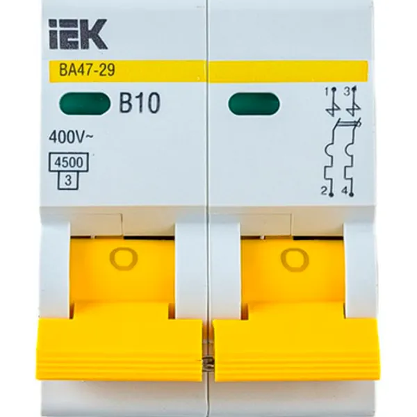 Întrerupător automat IEK MVA20-2-010-B Modulară/ 10 A photo 5