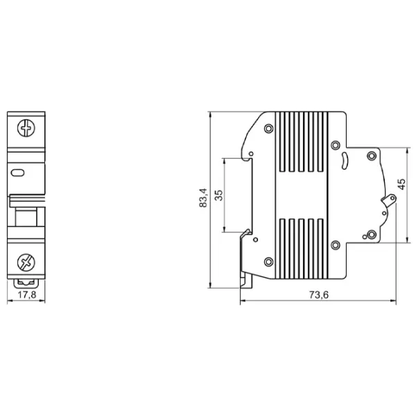 Întrerupător automat IEK MVA20-1-063-B Modulară/ 63 A photo 5