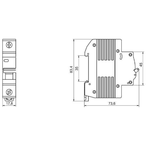 Întrerupător automat IEK MVA20-1-063-B Modulară/ 63 A photo 5