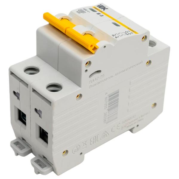 Автоматический выключатель IEK MVA20-2-003-B Модульная/ 3 A photo 2 Автоматический выключатель IEK MVA20-2-003-B Модульная/ 3 A photo 2